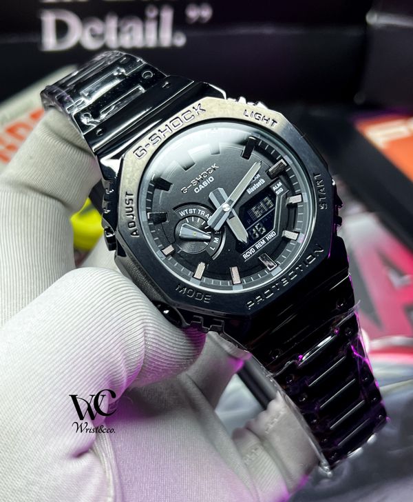 2662058869585732 G-SHOCK GA2100 CHAIN FULL BLACK - Image 1