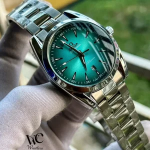 Omega Seamaster Aquaterra Chain Silver Green Dial